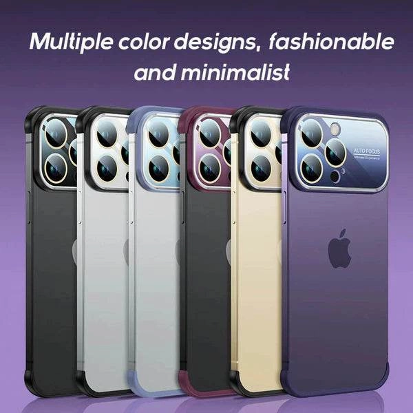 iPhone 15 Series Full Camera Corner Pad Protection Case Durable Texture Layer Stylish Aesthetic