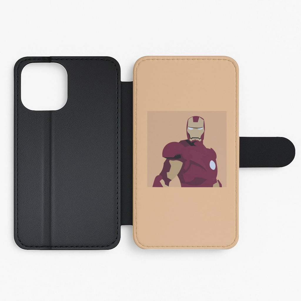 Color Pattern Trendy Look Iron man mask Flip / Wallet Phone Case