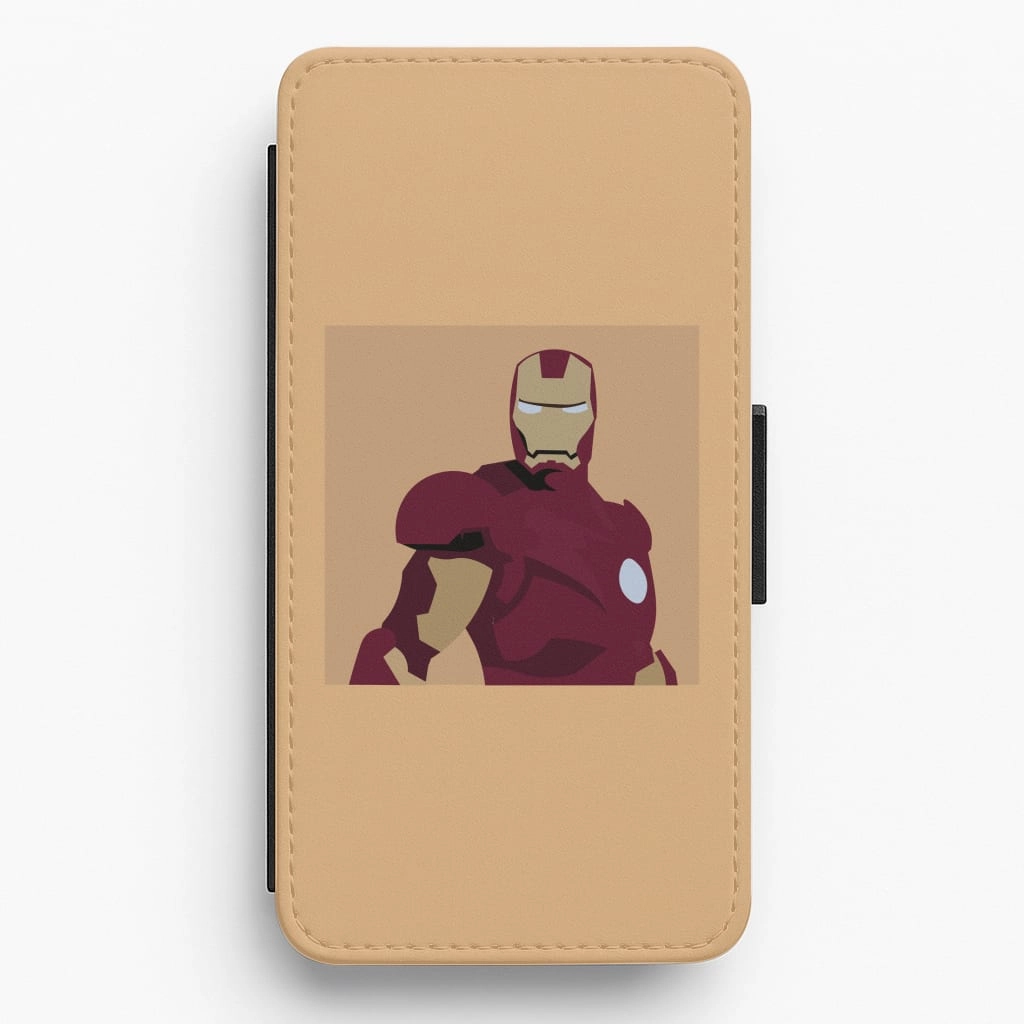 Iron man mask Flip / Wallet Phone Case Minimal Protection Slim Design