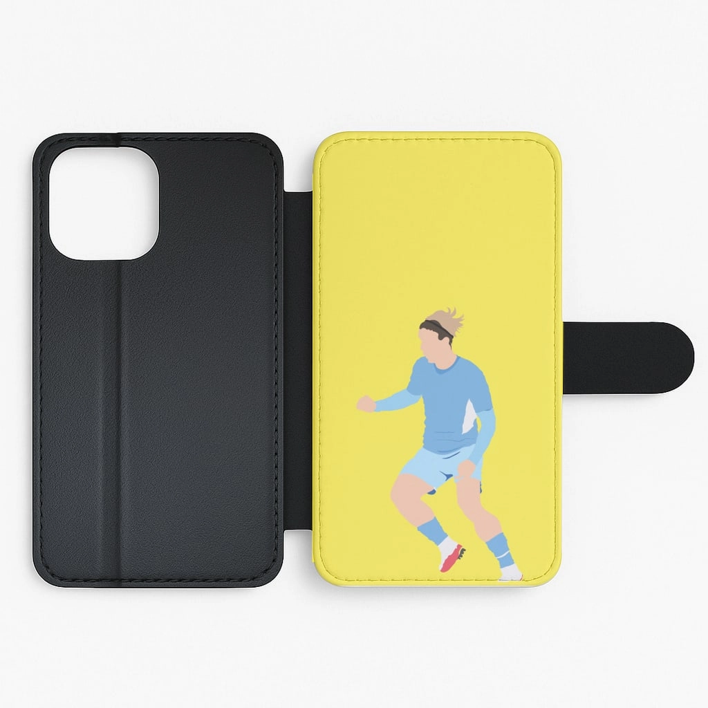 Stylish Detail Layer Light Structure Jack Grealish - Football Flip / Wallet Phone Case