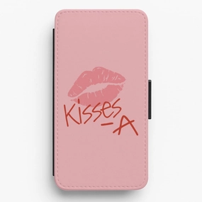 Smooth Grip Kisses - A - Pretty Litte Liars Flip / Wallet Phone Case
