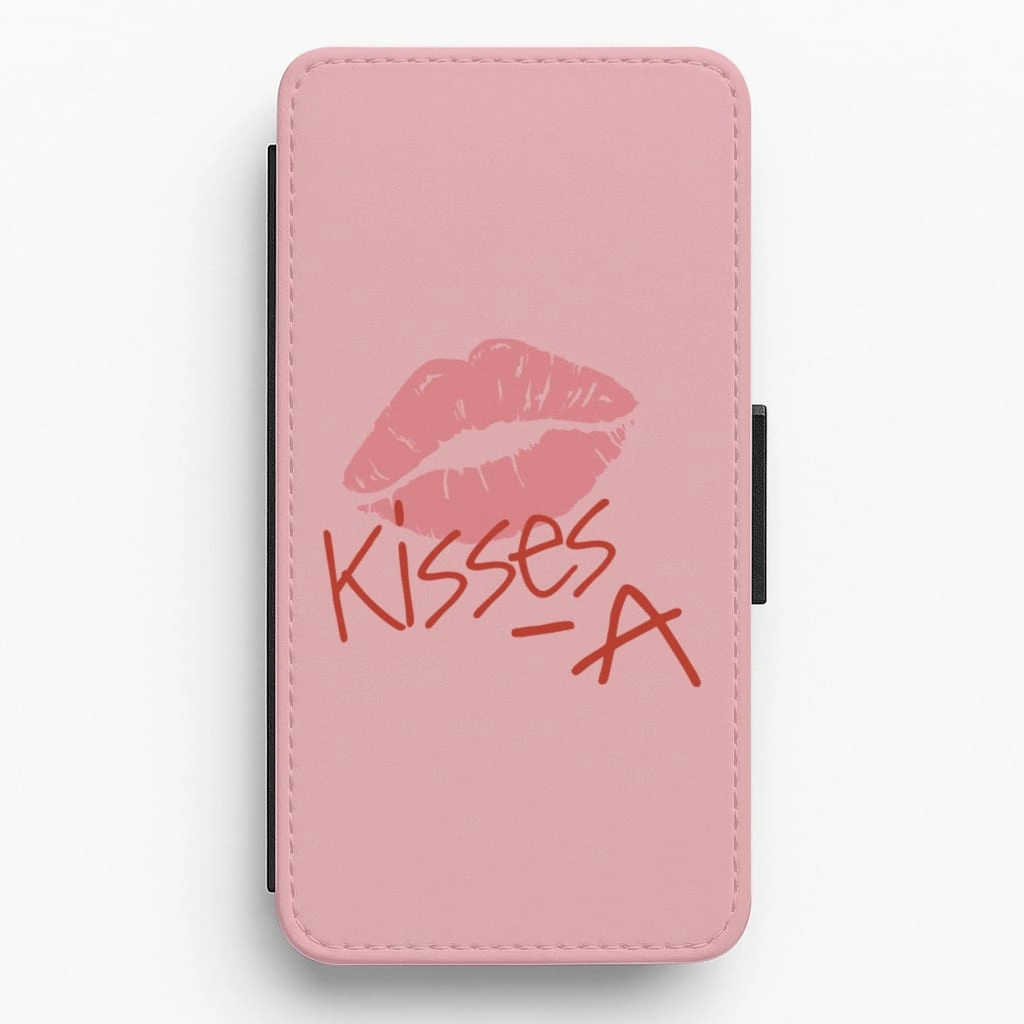 Smooth Grip Kisses - A - Pretty Litte Liars Flip / Wallet Phone Case
