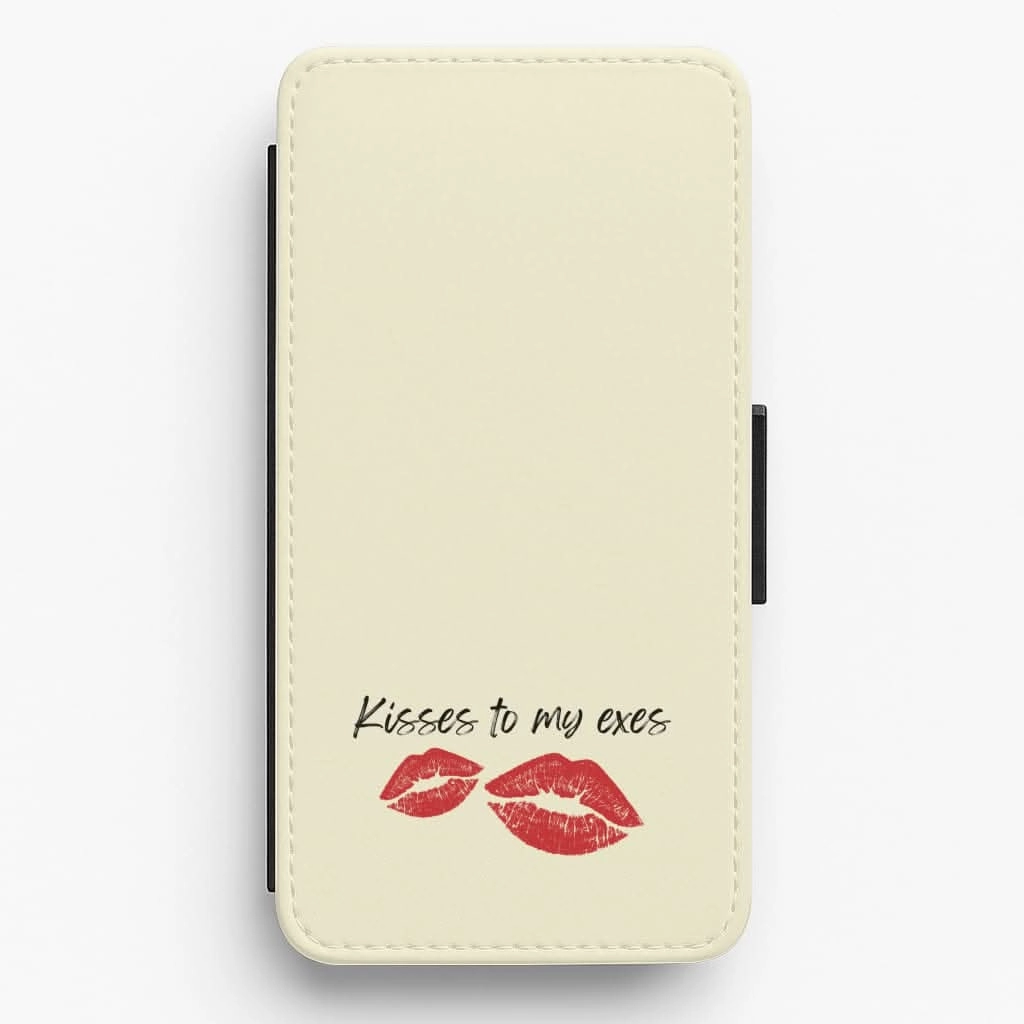 Kisses To My Exes Flip / Wallet Phone Case Modern Edge Layer