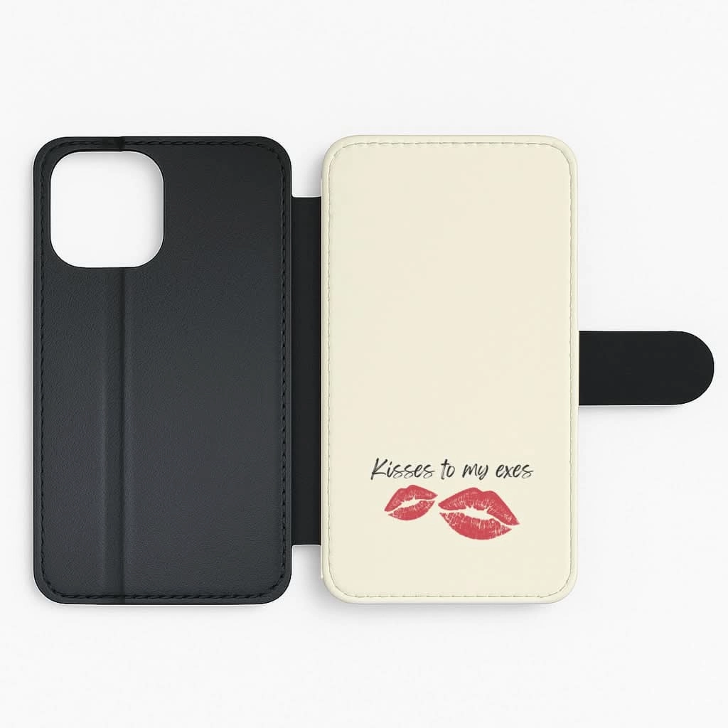 Soft Protection Kisses To My Exes Flip / Wallet Phone Case