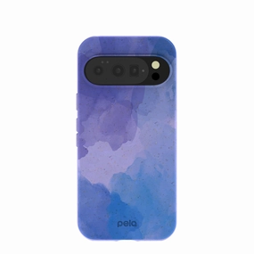 Lavender Blue Reflections Google Pixel 10/10 Pro Case Gloss Surface Elegant Finish