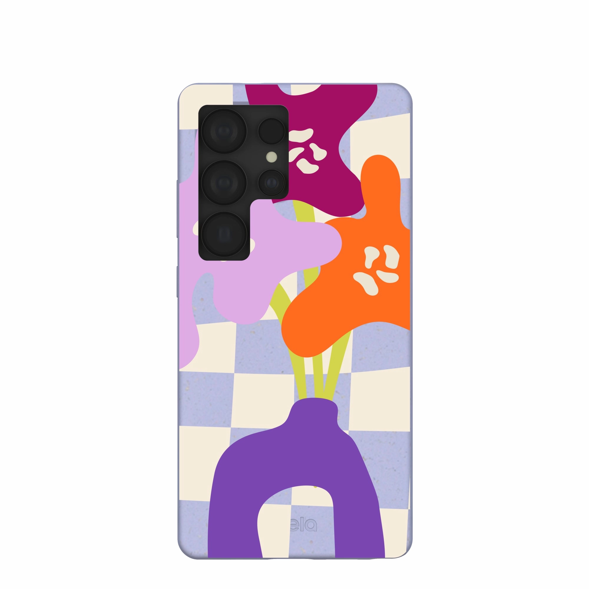 Modern Texture Look Lavender Bright Blooms Samsung Galaxy S25 Ultra Case