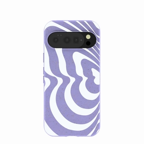 Lavender Flutter Left Google Pixel 10/10 Pro Case High Durability Protective Quality