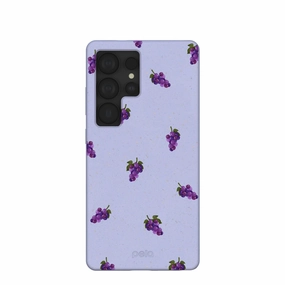 Lavender Grape Juice Samsung Galaxy S25 Ultra Case Flexible Fit