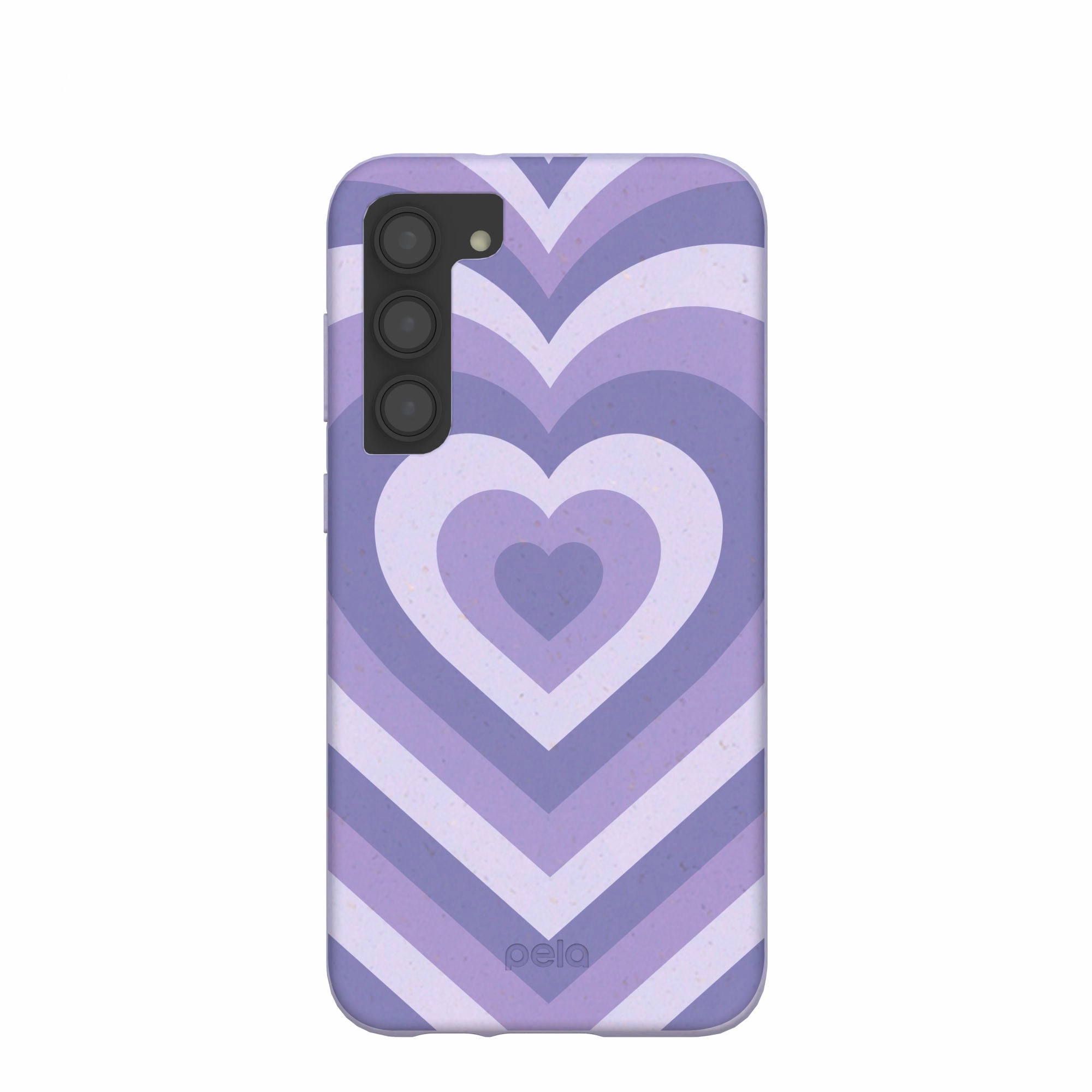 Lavender Power Hearts Samsung Galaxy S23 (Plus) Case Luxury Texture Finish