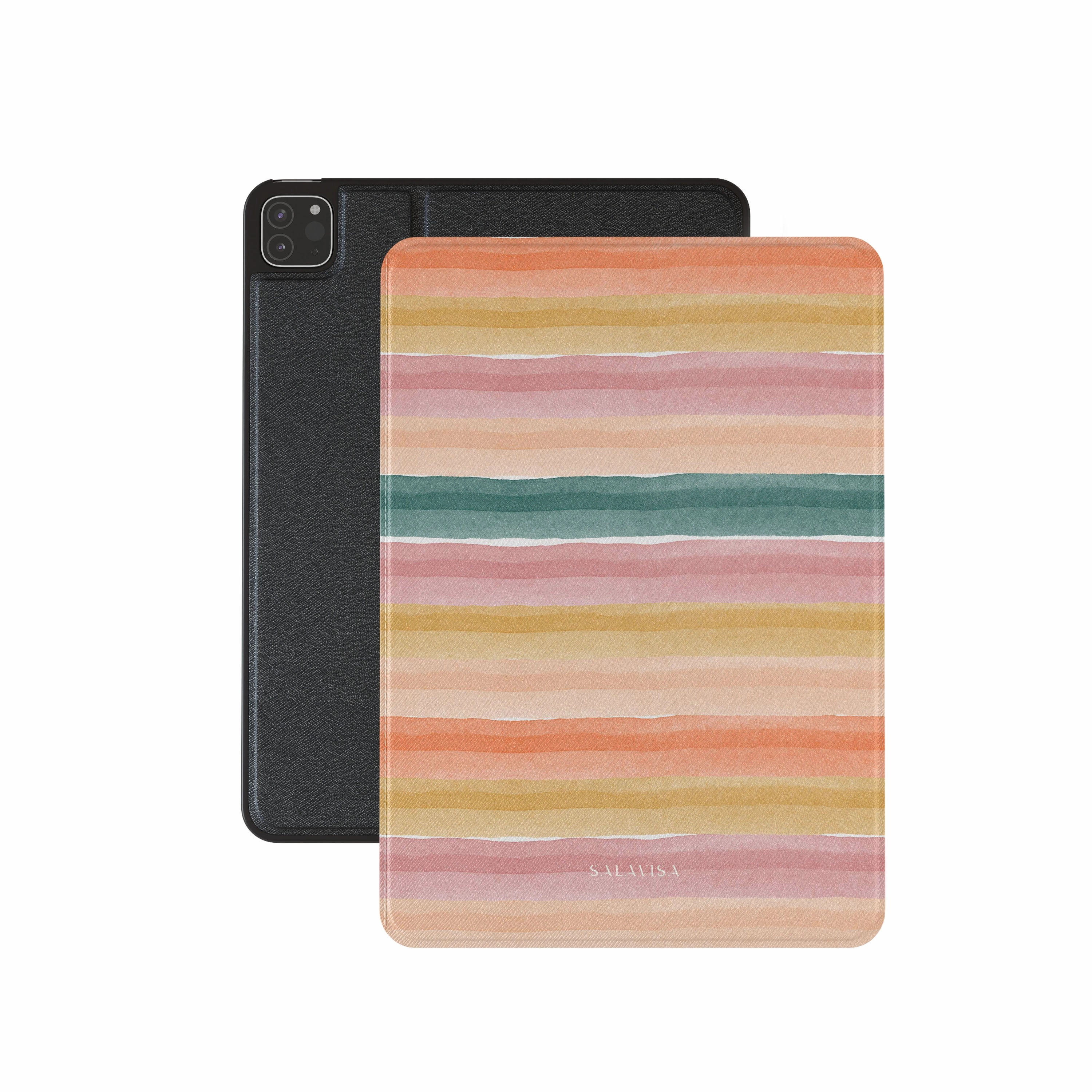 durable TPU bumper Layered Sunset iPad Case