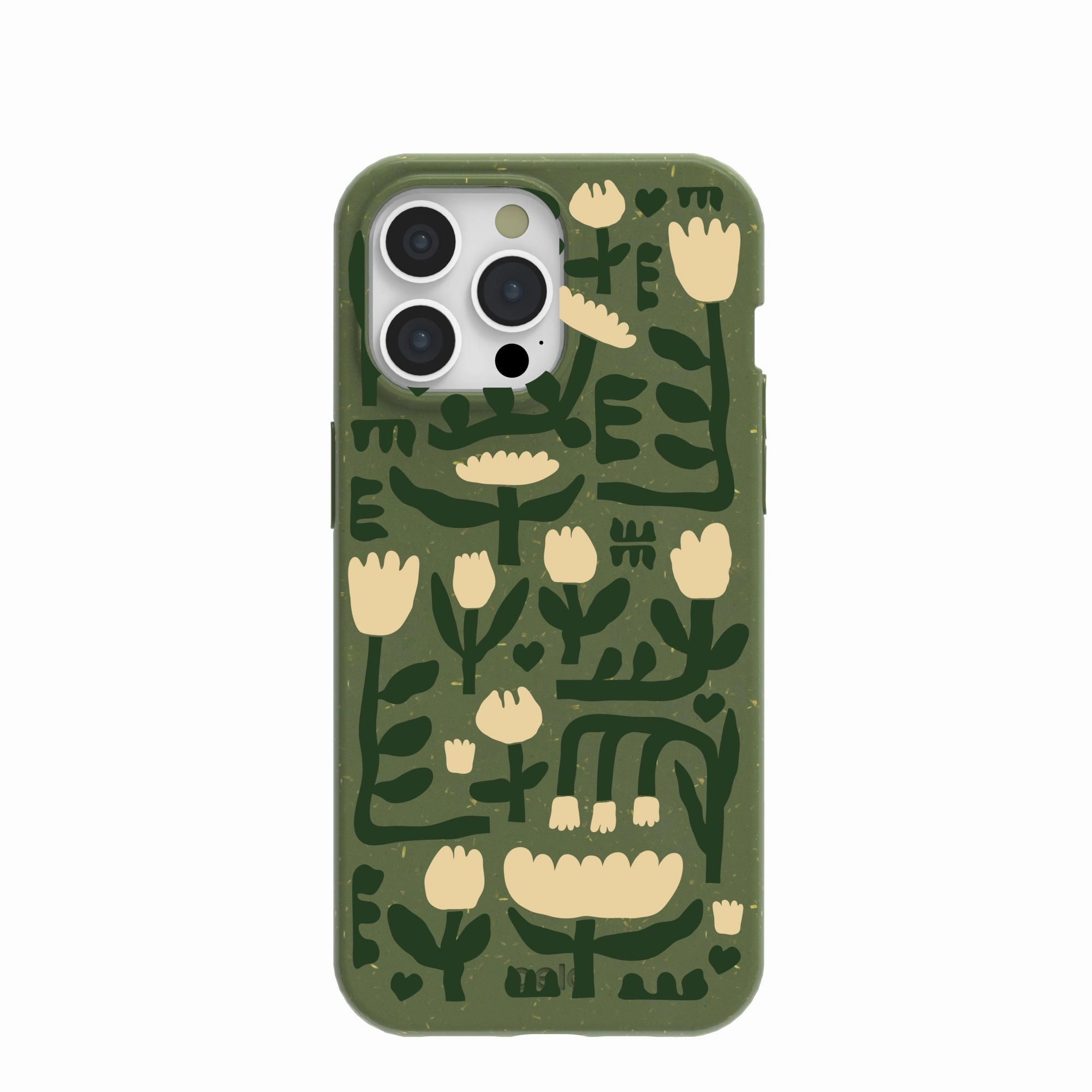 Forest Floor Abstract Tulips iPhone 15 Pro Max Case Compact Structure