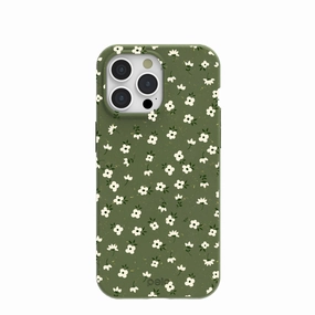 Forest Floor Ditzy Greens iPhone 15 Pro Max Case Customizable Option Protective Fit