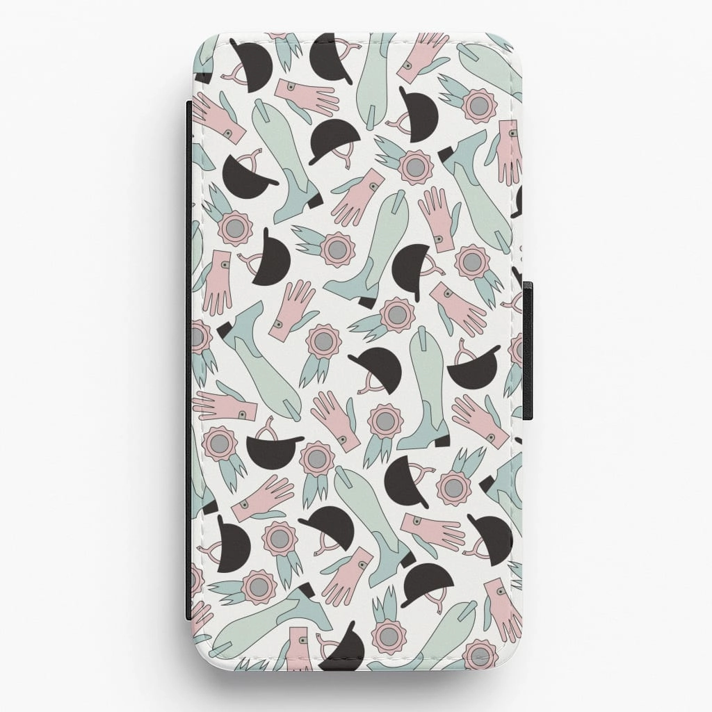 Clothing Patterns - Horses Flip / Wallet Phone Case Protective Pattern