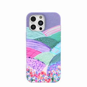 Lavender Misty Mauve iPhone 16 Pro Max Case Durable Edge Texture