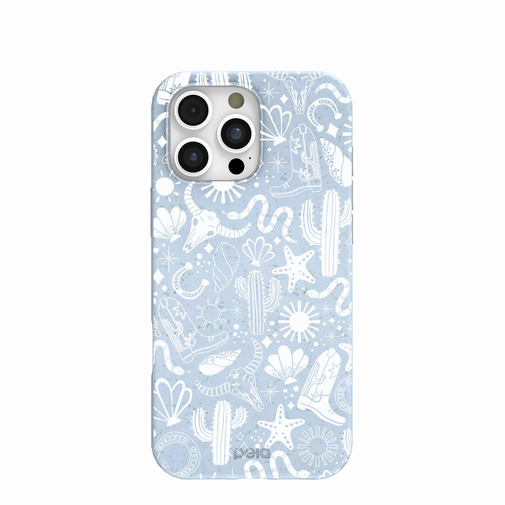 Comfort Accessory Powder Blue Coastal Rodeo iPhone 16 Pro Max Case