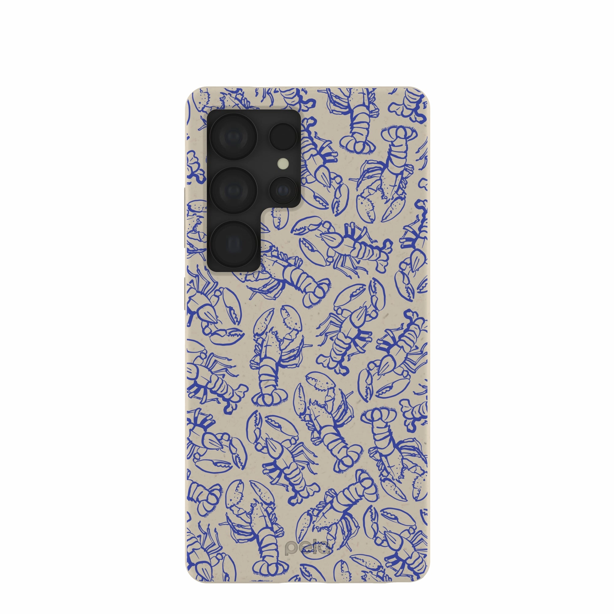 London Fog Blue Lobster Samsung Galaxy S25 Ultra Case Functional Design Rugged Pattern Texture