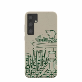 Modern Build Texture Elegant Pattern Design London Fog Brunch Samsung Galaxy S24 (Plus) Case
