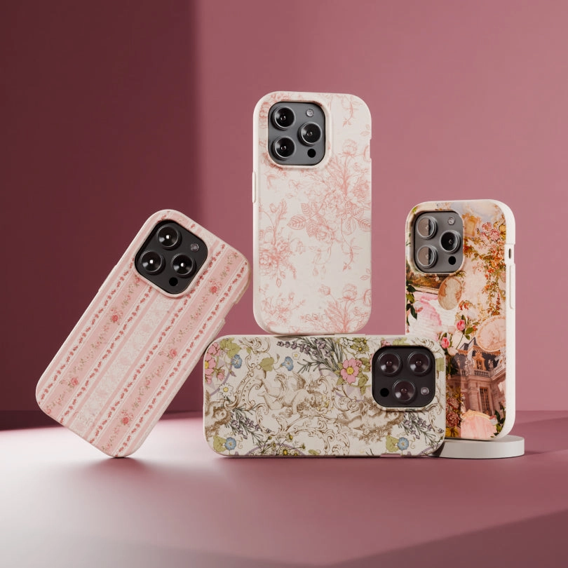 Compact Texture Layer London Fog Celestial Tableau iPhone 17 Pro Max Case