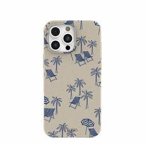 London Fog Coastal Lounging iPhone 16 Pro Max Case Protective Shell Design