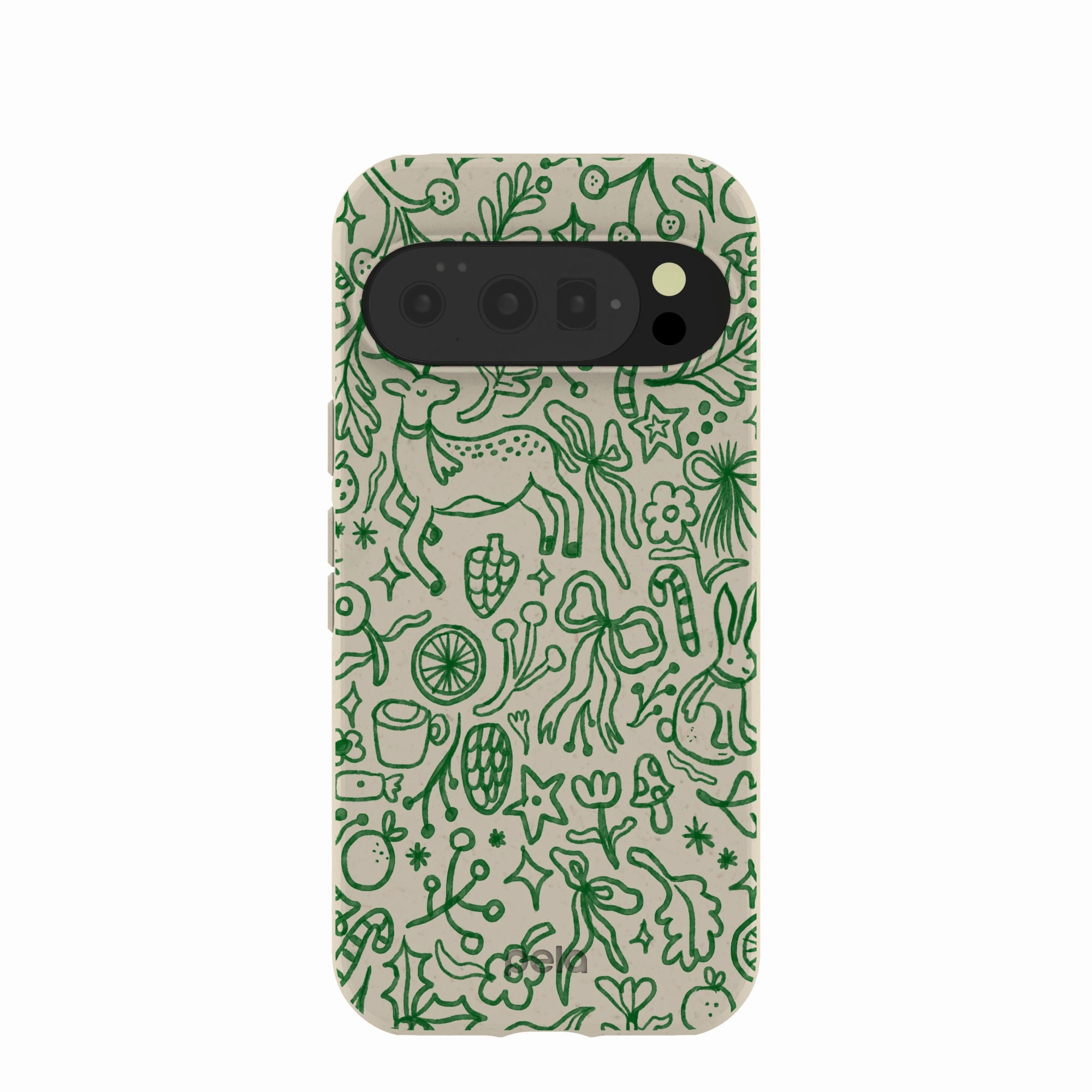 London Fog Cozy Woodland Google Pixel 10/10 Pro Case Compact Structure Gloss Texture