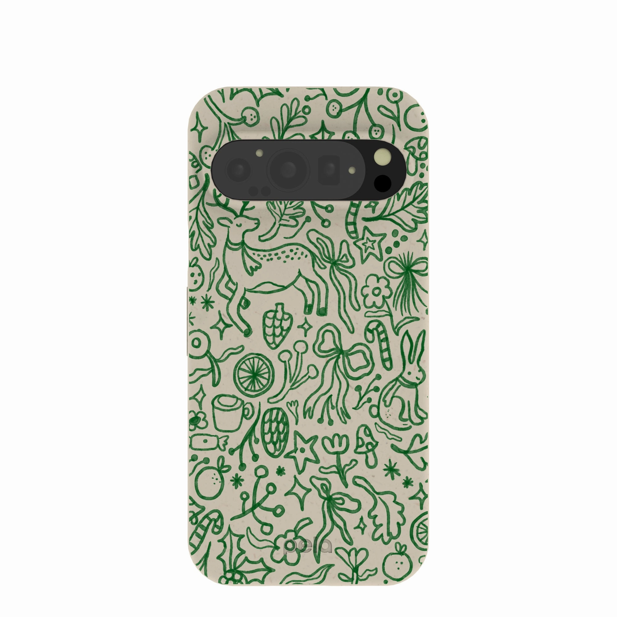London Fog Cozy Woodland Google Pixel 9/9 Pro Case Smooth Surface Layer Bold Look