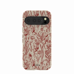 London Fog Crimson Bouquet Google Pixel 10/10 Pro Case Comfort Shape