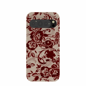 High-End Detail London Fog Crimson Veil Google Pixel 9/9 Pro Case
