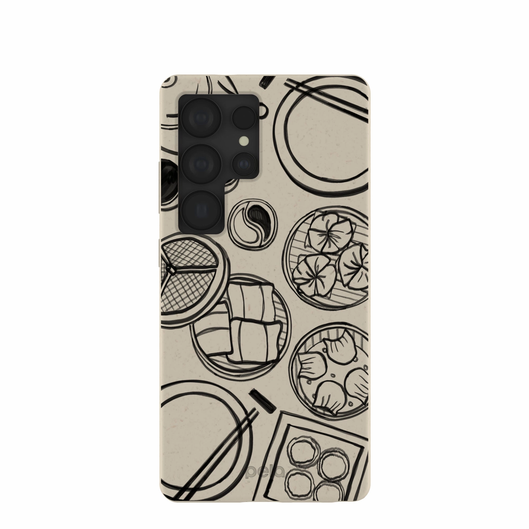 Light Edge London Fog Dimsum Doodles Samsung Galaxy S25 Ultra Case