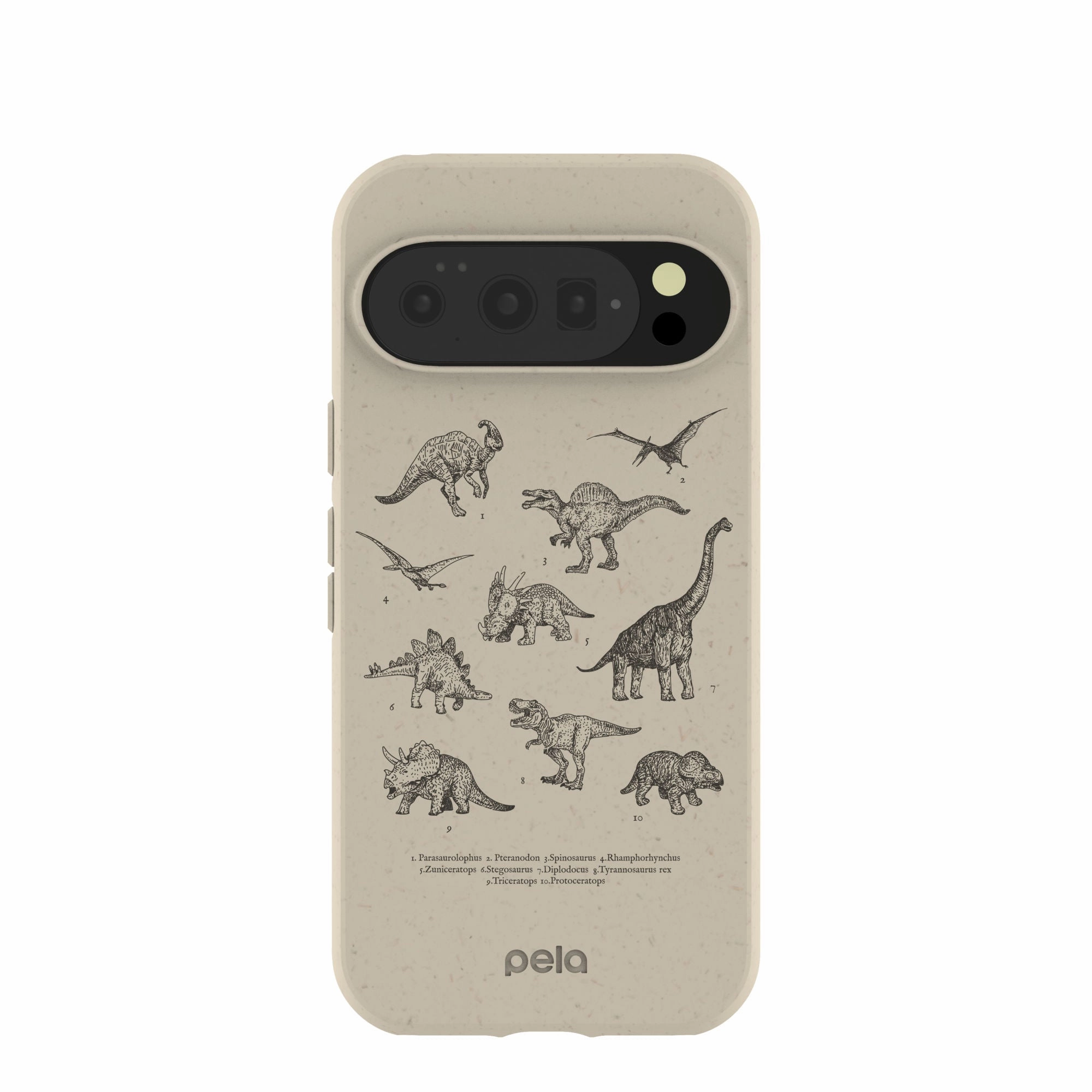 Recyclable Material Protective Look London Fog Dinosaurology Google Pixel 10/10 Pro Case