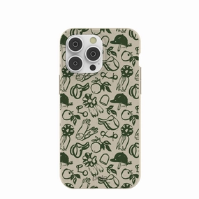 Elegant Layer Texture London Fog Equestrian iPhone 14 Pro Max Case