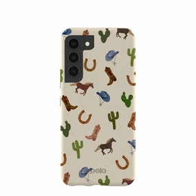 Ergonomic Texture Soft Edge London Fog Giddy Up Samsung Galaxy S22 Case
