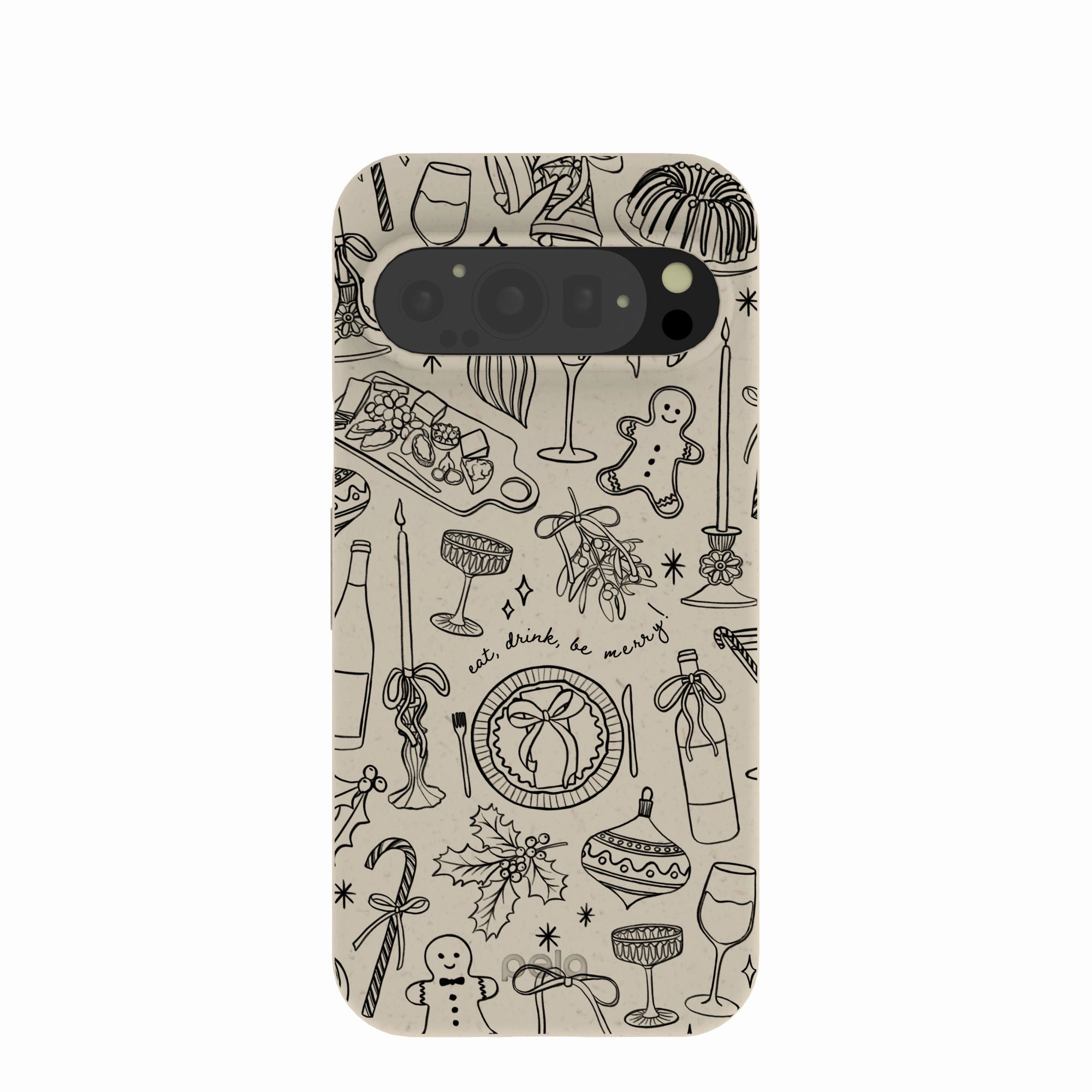 London Fog Holiday Dinner Party Google Pixel 9/9 Pro Case Daily Essential Compact Texture Layer
