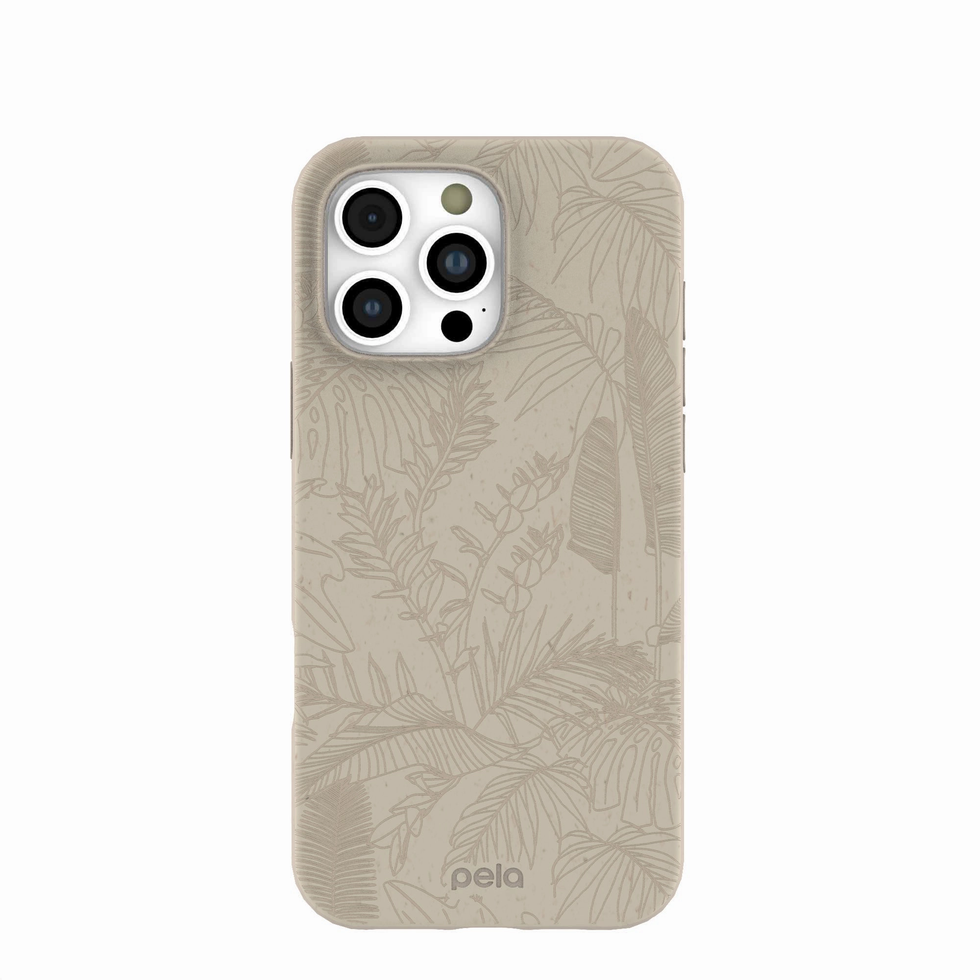 London Fog Island Etch iPhone 16 Pro Max Case Flexible Grip Texture