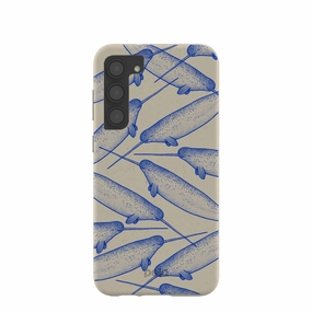 London Fog Magical Narwhal Samsung Galaxy S23 (Plus) Case Rugged Grip