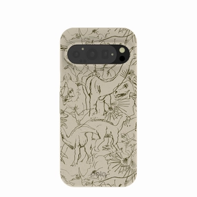 Soft Grip Lightweight Frame London Fog Mesozoic Google Pixel 9/9 Pro Case