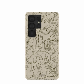 Polished Surface Texture Frosted Finish London Fog Mesozoic Samsung Galaxy S25 Ultra Case