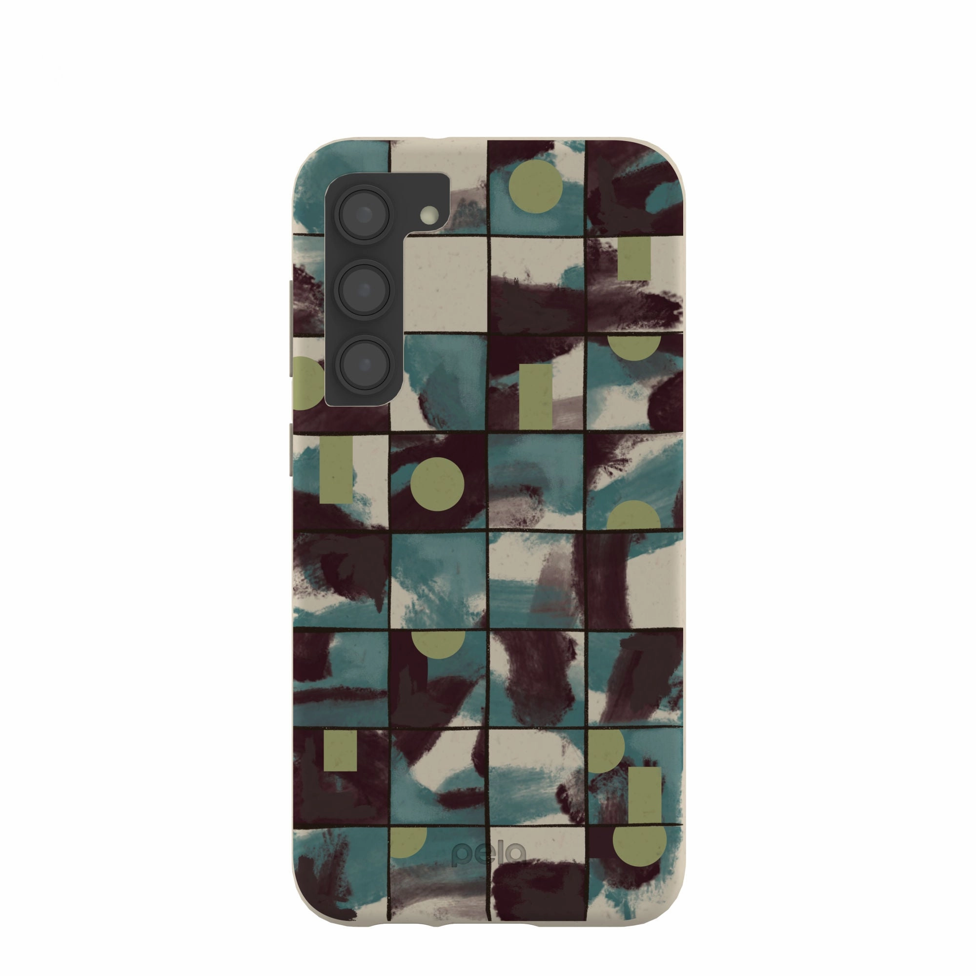 London Fog Mosaic Puzzle Samsung Galaxy S23 (Plus) Case Smooth Craftsmanship Modern Grip Texture