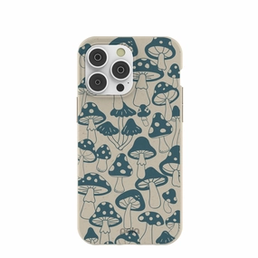 London Fog Mushroom power iPhone 14 Pro Max Case Dust proof Strong Outline