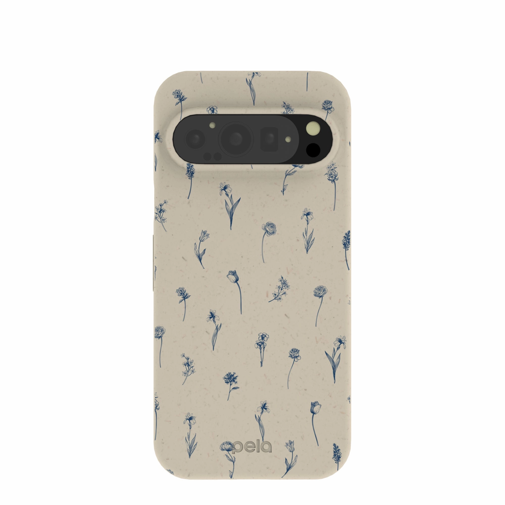 London Fog Petite Perennials Google Pixel 9/9 Pro Case Soft Finish Layer Pocket Ready