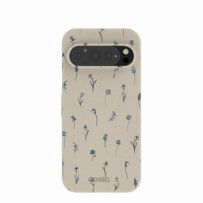 London Fog Petite Perennials Google Pixel 9/9 Pro Case Soft Finish Layer Pocket Ready