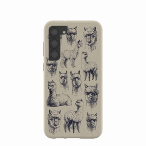 London Fog Spitting Llama Samsung Galaxy S23 (Plus) Case Protective Texture Finish