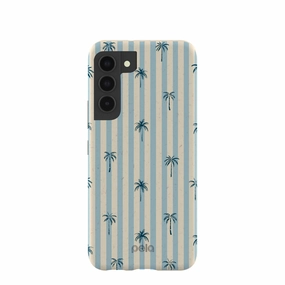 London Fog Tropical Stripes Samsung Galaxy S22 Case Tough Grip Modern Surface Design