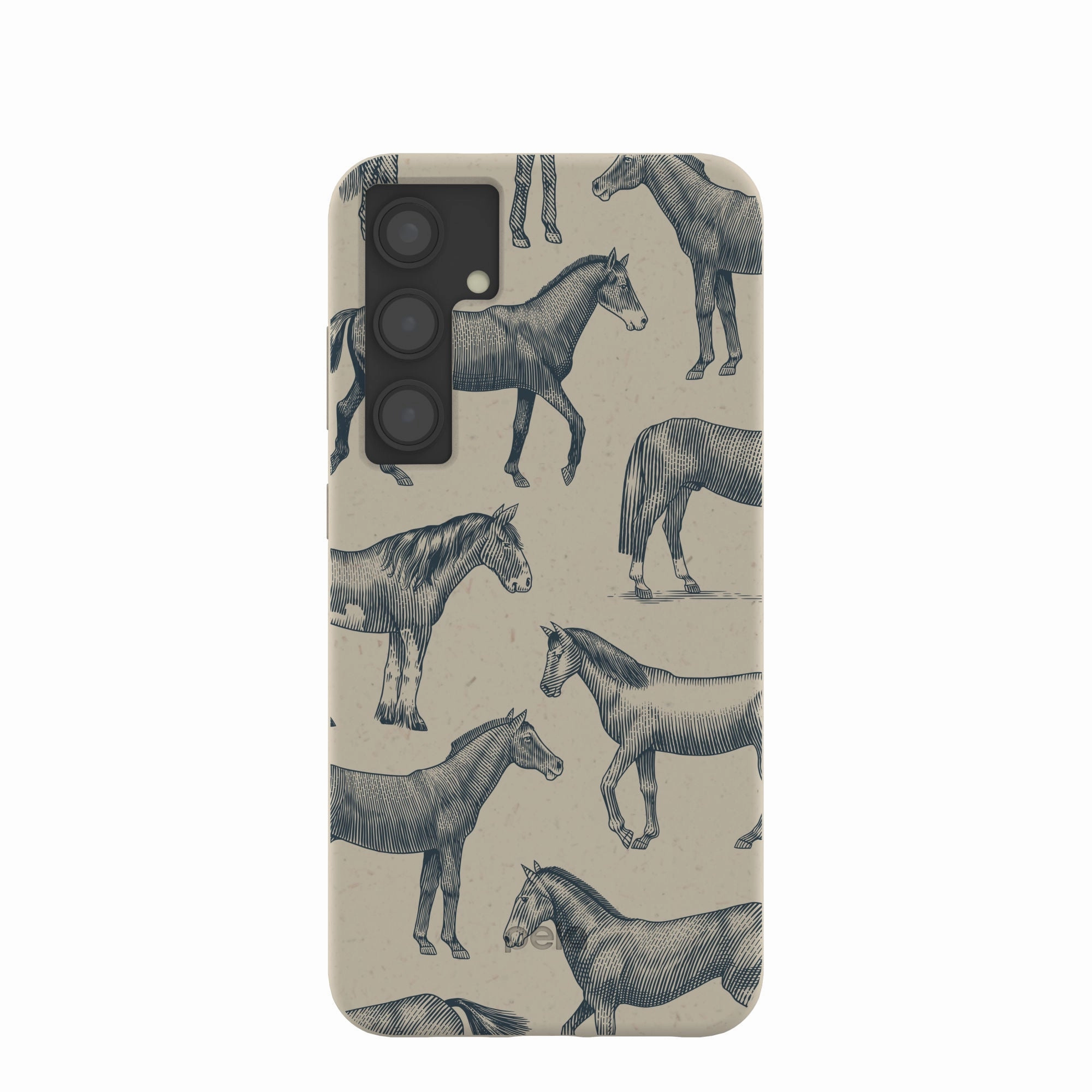 London Fog Vintage Gallop Samsung Galaxy S24 (Plus) Case Rugged Surface Build Color Pattern