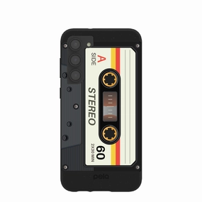 Minimal Look Black Cassette Samsung Galaxy S23 (Plus) Case
