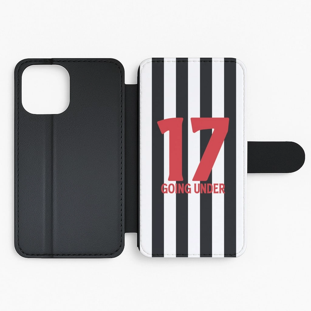 Durable Surface Dual Layer Seventeen Going Under - Fender Flip / Wallet Phone Case