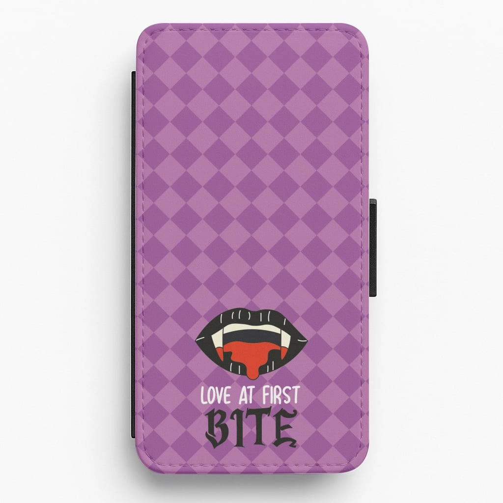 Love At First Bite - VD Flip / Wallet Phone Case Strong Frame Refined Craftsmanship