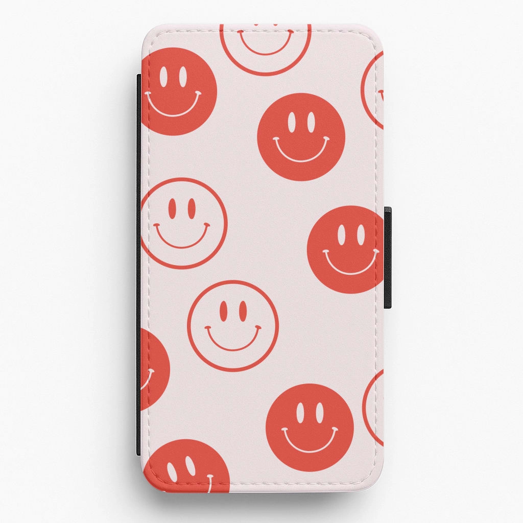Psychedelic Pattern V Flip / Wallet Phone Case Protective Fit