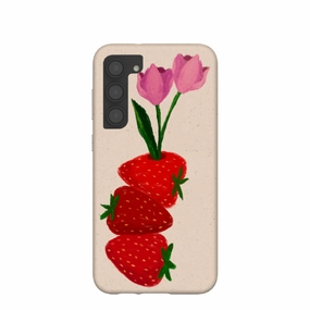 Trendy Pattern Seashell Berry Bloom Samsung Galaxy S23 (Plus) Case