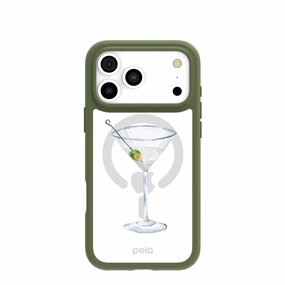 Clear Martini Moment iPhone 17 Pro Max Case With Forest Floor Ridge (MagSafe included) Flexible Edge