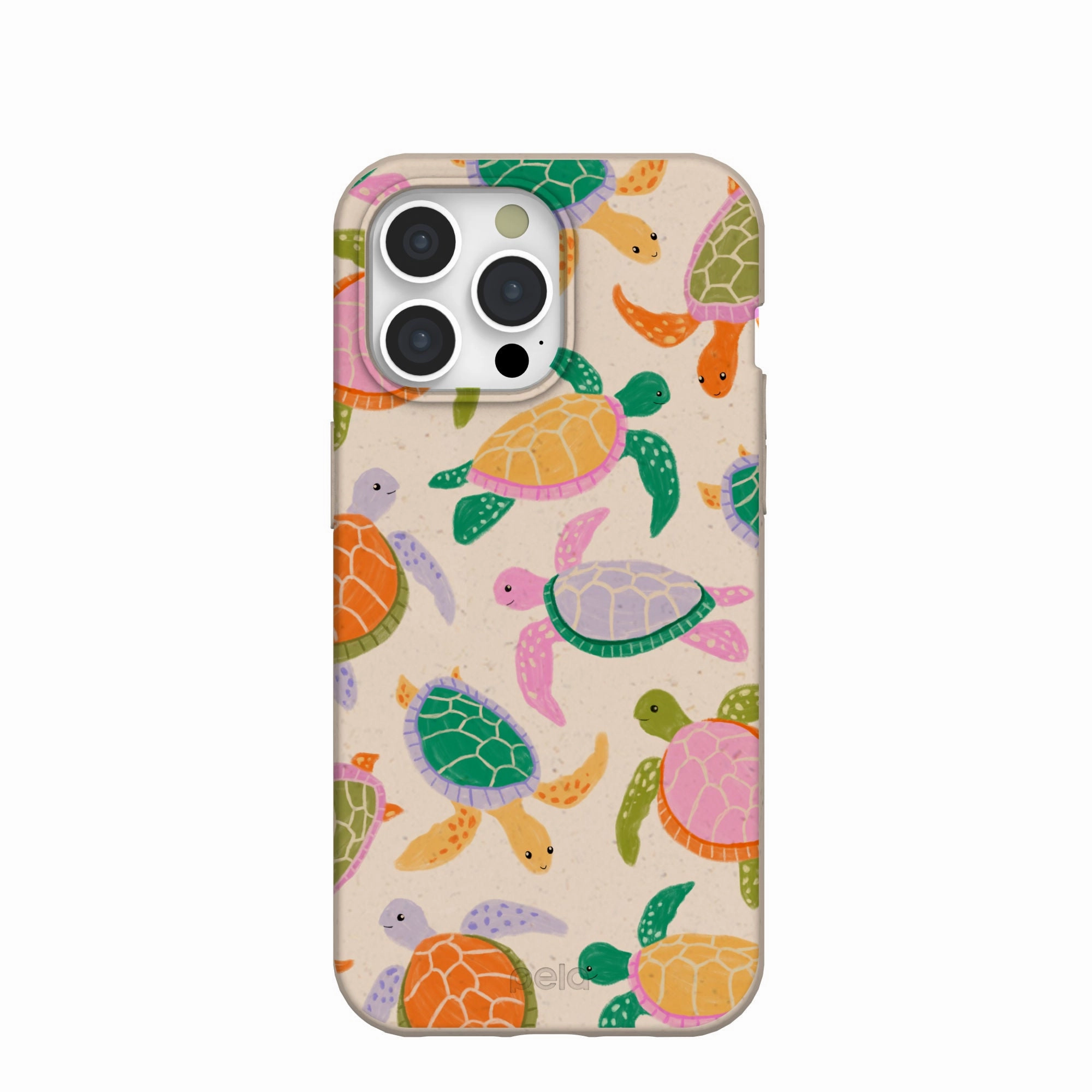Smooth Layer Texture Seashell Sea Turtle Party iPhone 15 Pro Max Case